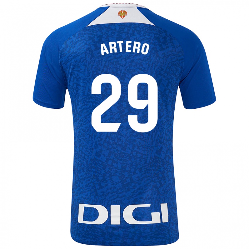 Niño Camiseta Marina Artero Moreno #29 Azul Real 2ª Equipación 2024/25 La Camisa Perú