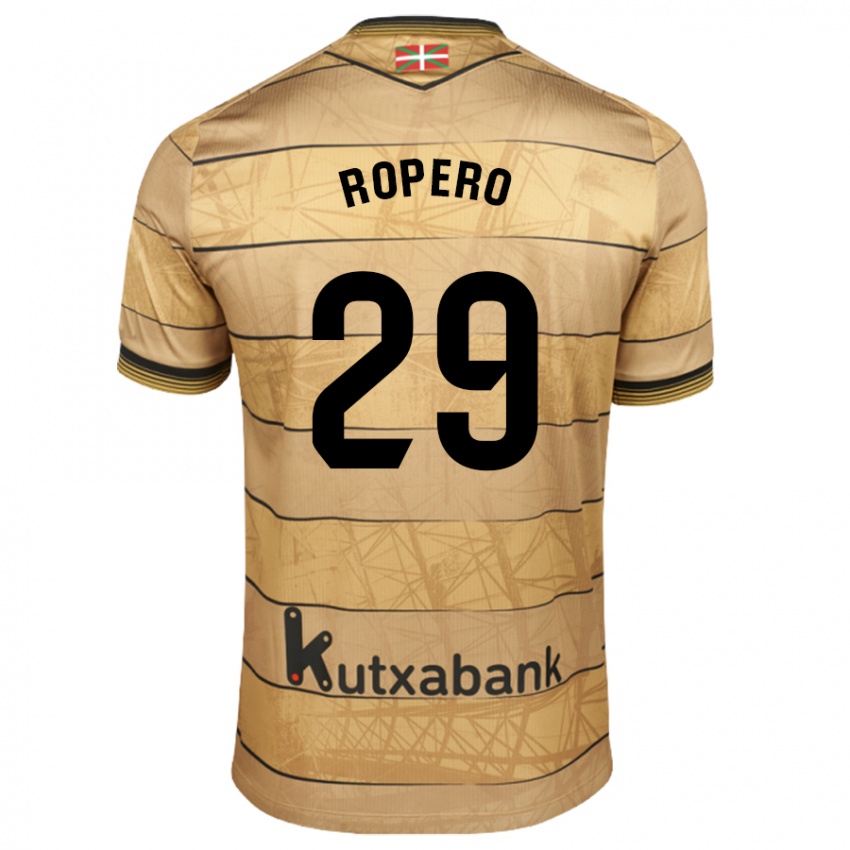 Niño Camiseta Iker Ropero #29 Marrón 2ª Equipación 2024/25 La Camisa Perú