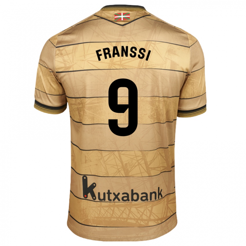 Niño Camiseta Sanni Maija Franssi #9 Marrón 2ª Equipación 2024/25 La Camisa Perú