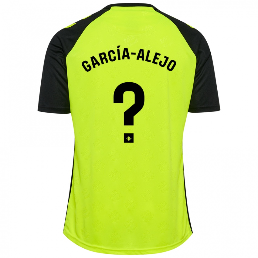 Niño Camiseta Raúl García-Alejo #0 Amarillo Fluorescente Negro 2ª Equipación 2024/25 La Camisa Perú