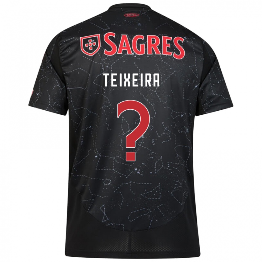 Niño Camiseta Ricardo Teixeira #0 Negro Rojo 2ª Equipación 2024/25 La Camisa Perú