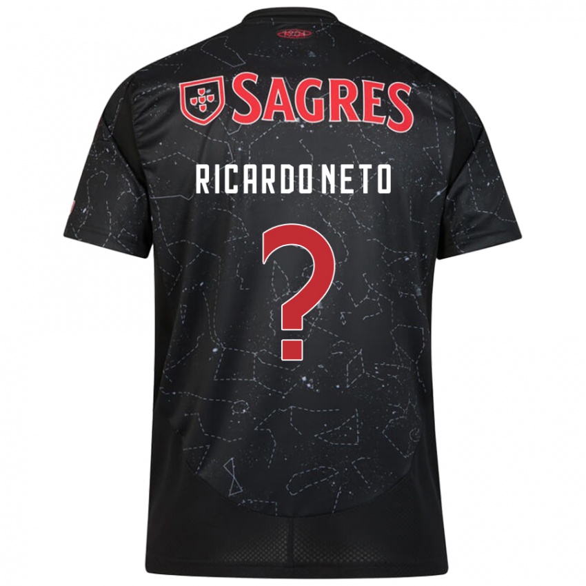 Niño Camiseta Ricardo Neto #0 Negro Rojo 2ª Equipación 2024/25 La Camisa Perú