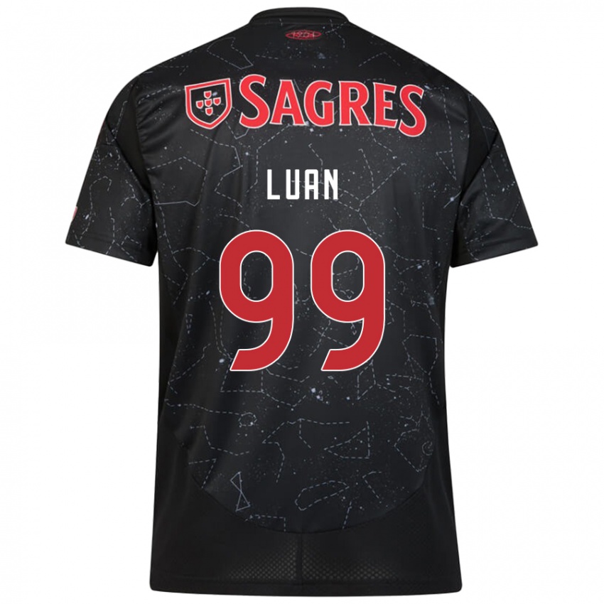 Niño Camiseta Luan #99 Negro Rojo 2ª Equipación 2024/25 La Camisa Perú