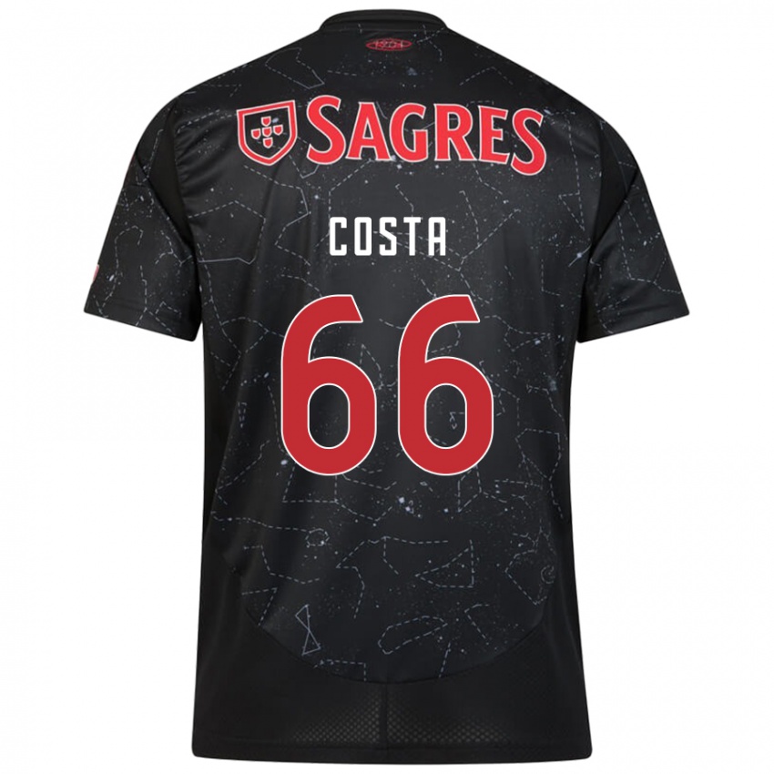 Niño Camiseta Rute Costa #66 Negro Rojo 2ª Equipación 2024/25 La Camisa Perú