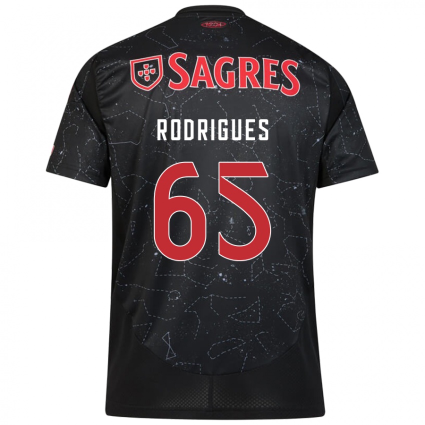 Niño Camiseta Rafael Rodrigues #65 Negro Rojo 2ª Equipación 2024/25 La Camisa Perú