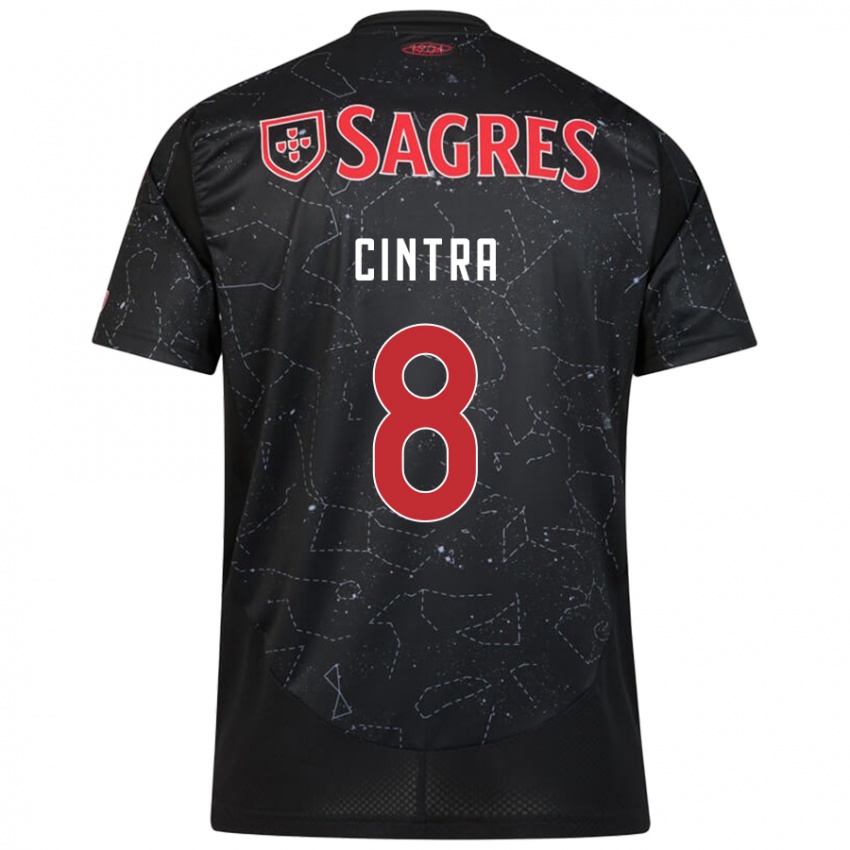 Niño Camiseta Marta Cintra #8 Negro Rojo 2ª Equipación 2024/25 La Camisa Perú