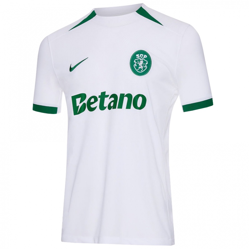 Niño Camiseta Viktor Gyökeres #9 Blanco Verde 2ª Equipación 2024/25 La Camisa Perú