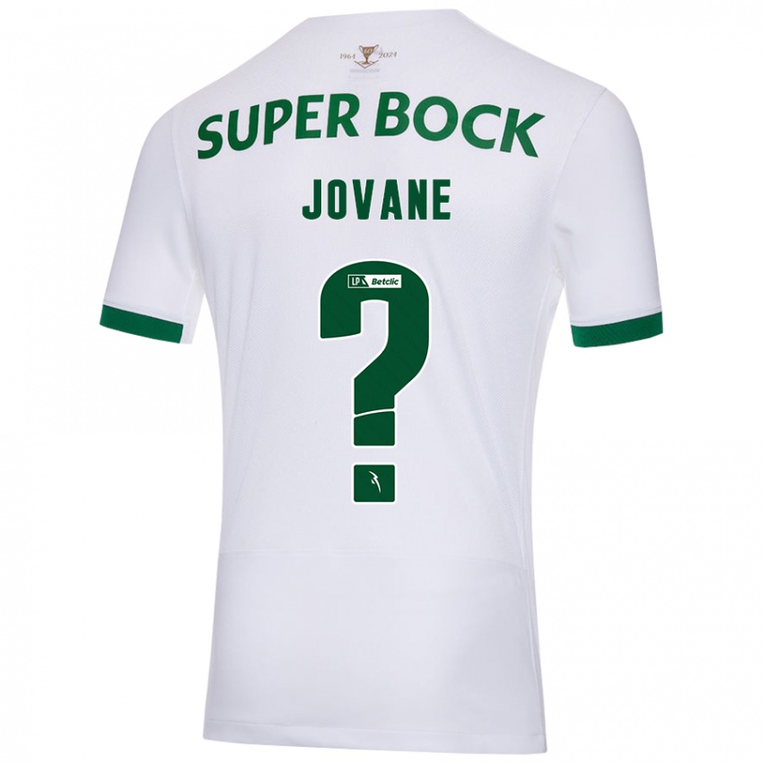 Niño Camiseta Jovane #0 Blanco Verde 2ª Equipación 2024/25 La Camisa Perú