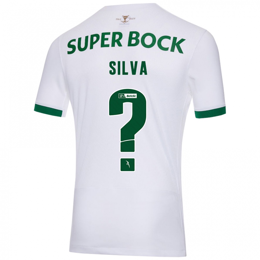 Niño Camiseta Francisco Silva #0 Blanco Verde 2ª Equipación 2024/25 La Camisa Perú