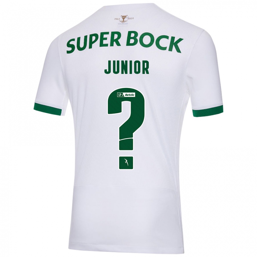 Niño Camiseta Marlon Junior #0 Blanco Verde 2ª Equipación 2024/25 La Camisa Perú