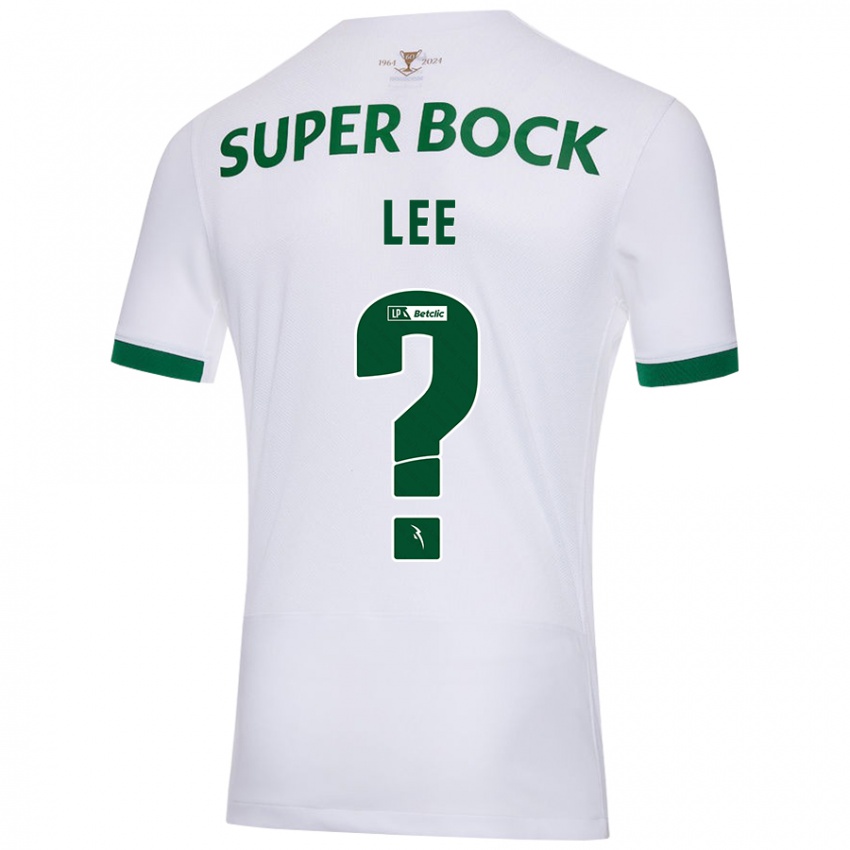 Niño Camiseta Afonso Lee #0 Blanco Verde 2ª Equipación 2024/25 La Camisa Perú