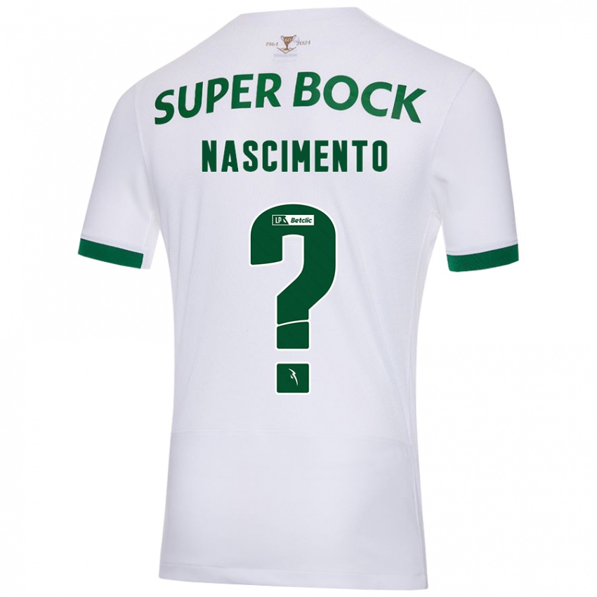 Niño Camiseta Sandro Nascimento #0 Blanco Verde 2ª Equipación 2024/25 La Camisa Perú