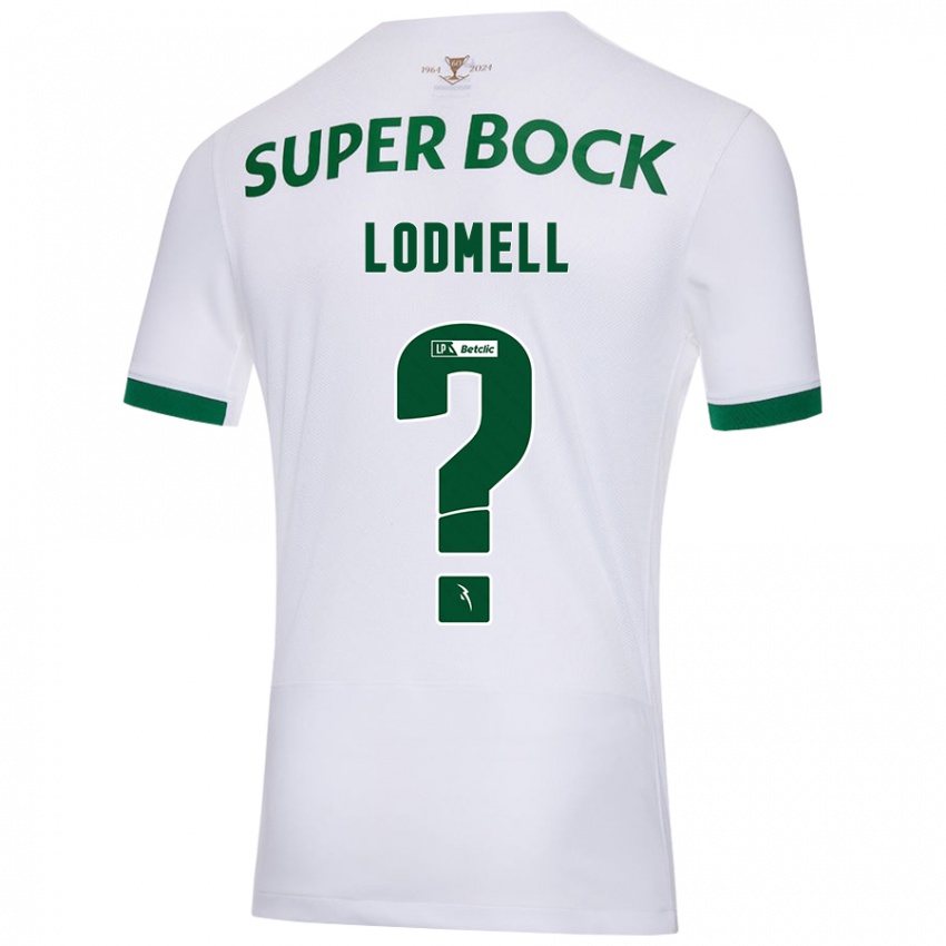 Niño Camiseta William Lodmell #0 Blanco Verde 2ª Equipación 2024/25 La Camisa Perú