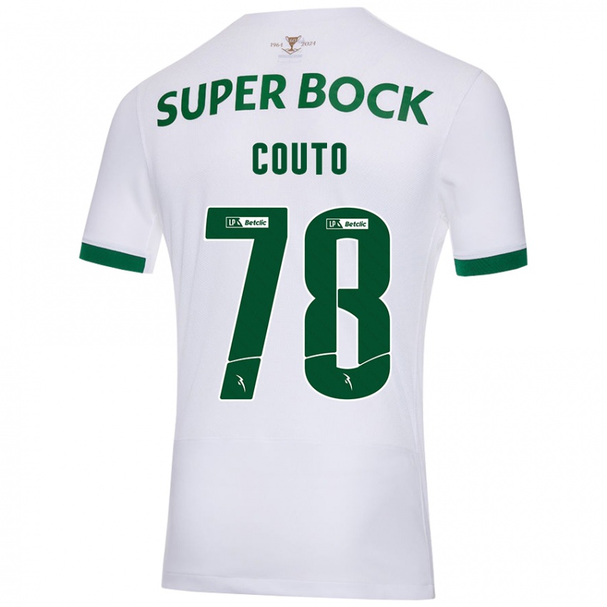 Niño Camiseta Mauro Couto #78 Blanco Verde 2ª Equipación 2024/25 La Camisa Perú