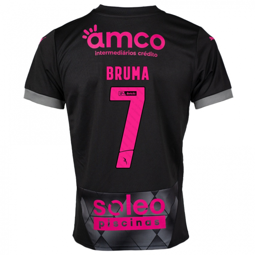 Niño Camiseta Bruma #7 Negro Rosa 2ª Equipación 2024/25 La Camisa Perú