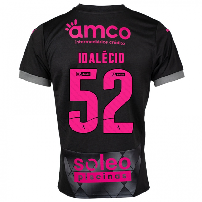 Niño Camiseta Idalécio #52 Negro Rosa 2ª Equipación 2024/25 La Camisa Perú