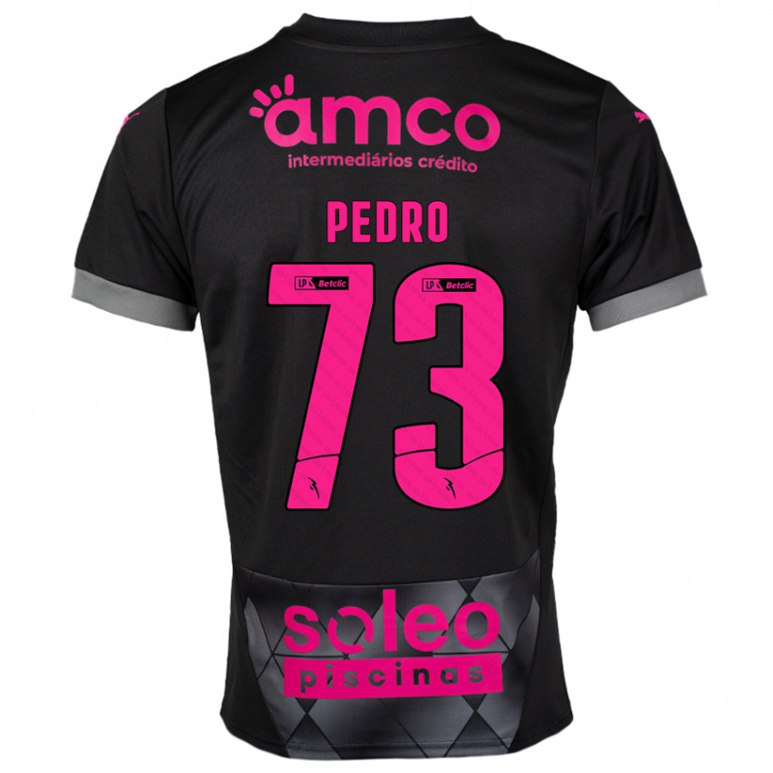 Niño Camiseta Zé Pedro #73 Negro Rosa 2ª Equipación 2024/25 La Camisa Perú