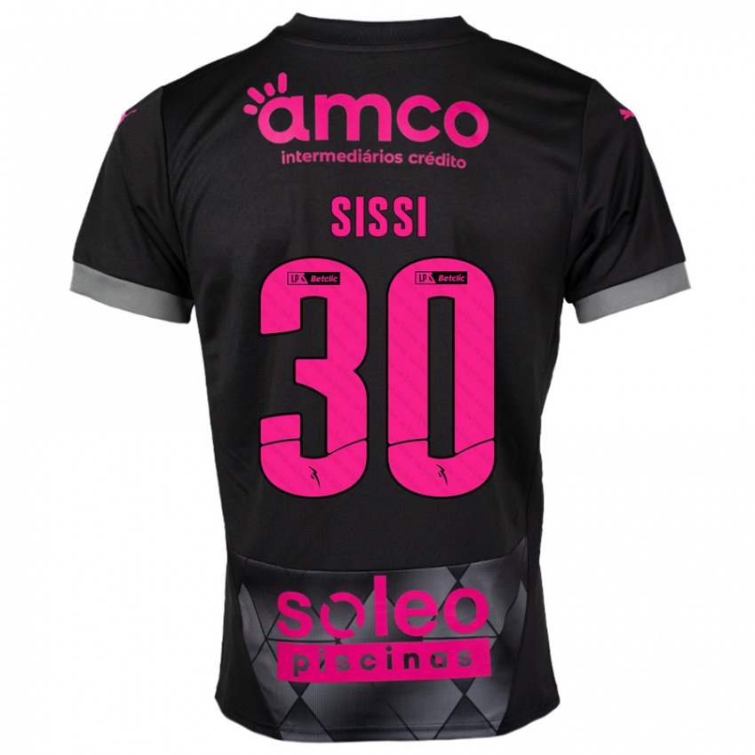 Niño Camiseta Sissi #30 Negro Rosa 2ª Equipación 2024/25 La Camisa Perú