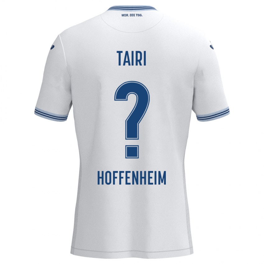 Niño Camiseta Zidan Tairi #0 Blanco Azul 2ª Equipación 2024/25 La Camisa Perú