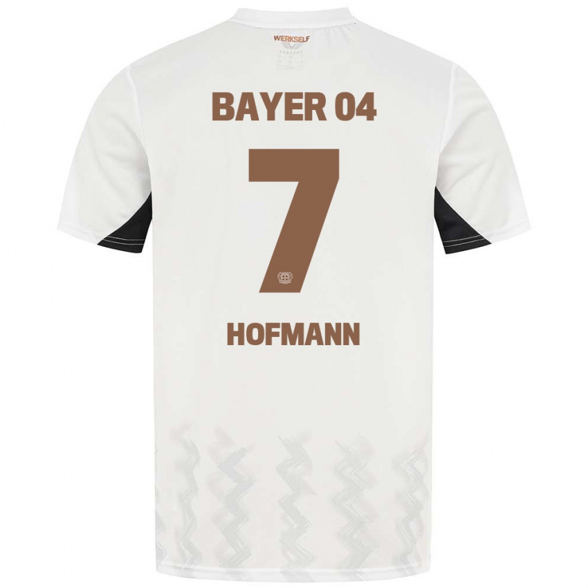 Niño Camiseta Jonas Hofmann #7 Blanco Negro 2ª Equipación 2024/25 La Camisa Perú