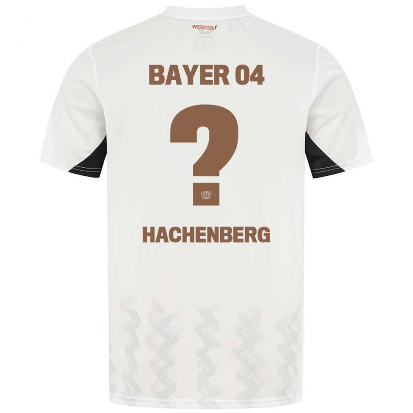 Niño Camiseta Merlin Hachenberg #0 Blanco Negro 2ª Equipación 2024/25 La Camisa Perú