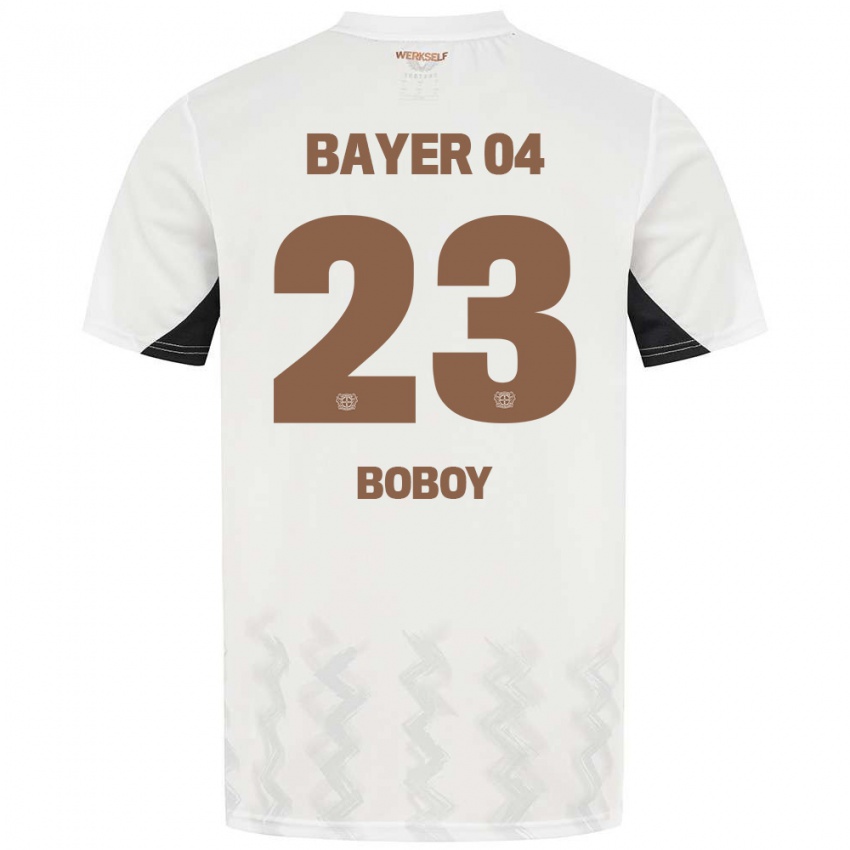 Niño Camiseta Delice Boboy #23 Blanco Negro 2ª Equipación 2024/25 La Camisa Perú