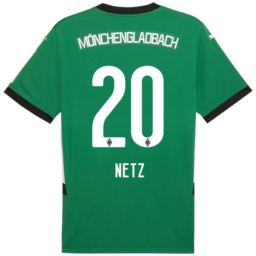 Niño Camiseta Luca Netz #20 Verde Blanco 2ª Equipación 2024/25 La Camisa Perú