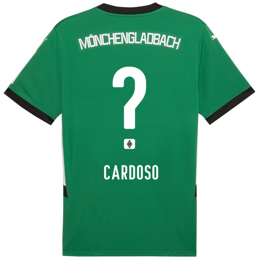 Niño Camiseta Tiago Pereira Cardoso #0 Verde Blanco 2ª Equipación 2024/25 La Camisa Perú