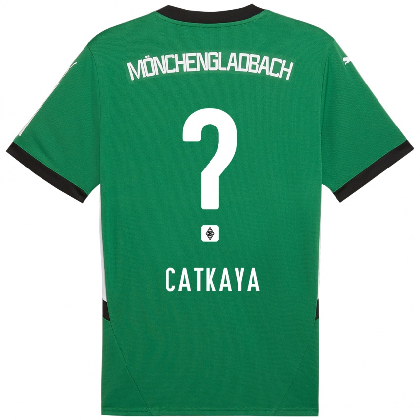 Niño Camiseta Talha Catkaya #0 Verde Blanco 2ª Equipación 2024/25 La Camisa Perú