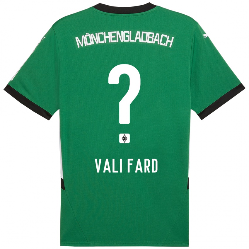 Niño Camiseta Elias Vali Fard #0 Verde Blanco 2ª Equipación 2024/25 La Camisa Perú