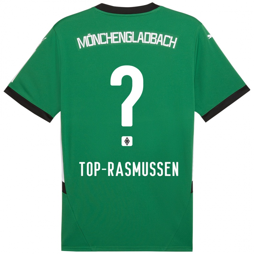 Niño Camiseta Tristan Top-Rasmussen #0 Verde Blanco 2ª Equipación 2024/25 La Camisa Perú