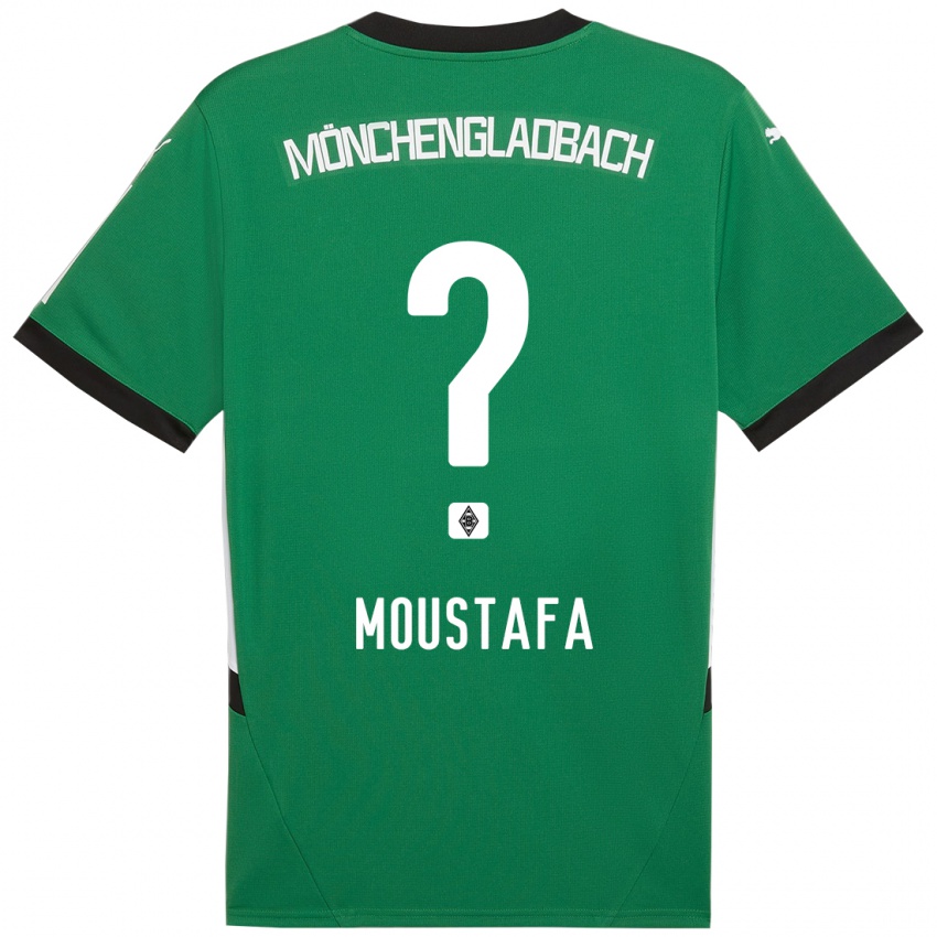 Niño Camiseta Seif Ashraf Moustafa #0 Verde Blanco 2ª Equipación 2024/25 La Camisa Perú