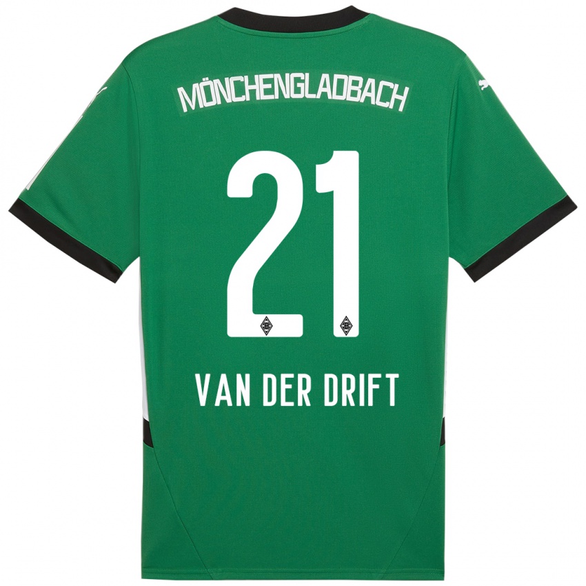 Niño Camiseta Suus Van Der Drift #21 Verde Blanco 2ª Equipación 2024/25 La Camisa Perú