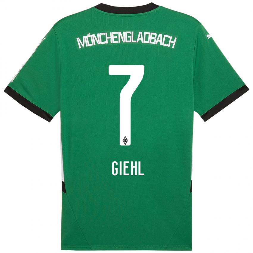 Niño Camiseta Madita Giehl #7 Verde Blanco 2ª Equipación 2024/25 La Camisa Perú