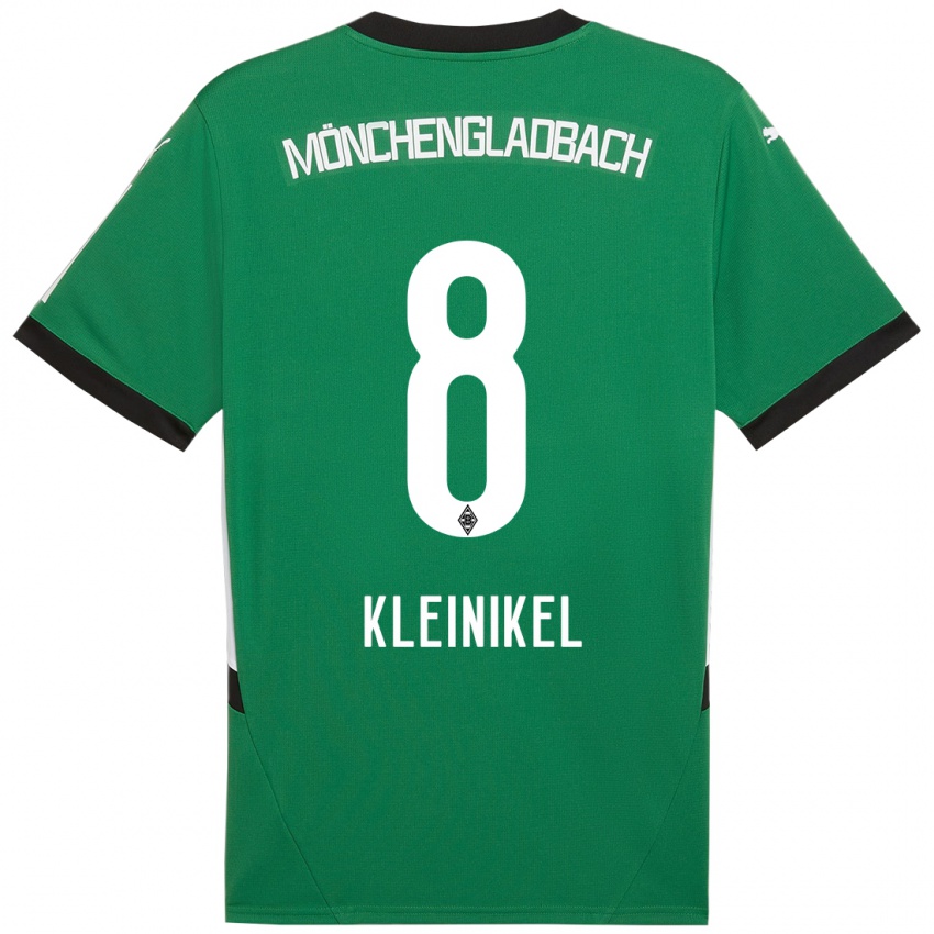 Niño Camiseta Nadja Kleinikel #8 Verde Blanco 2ª Equipación 2024/25 La Camisa Perú