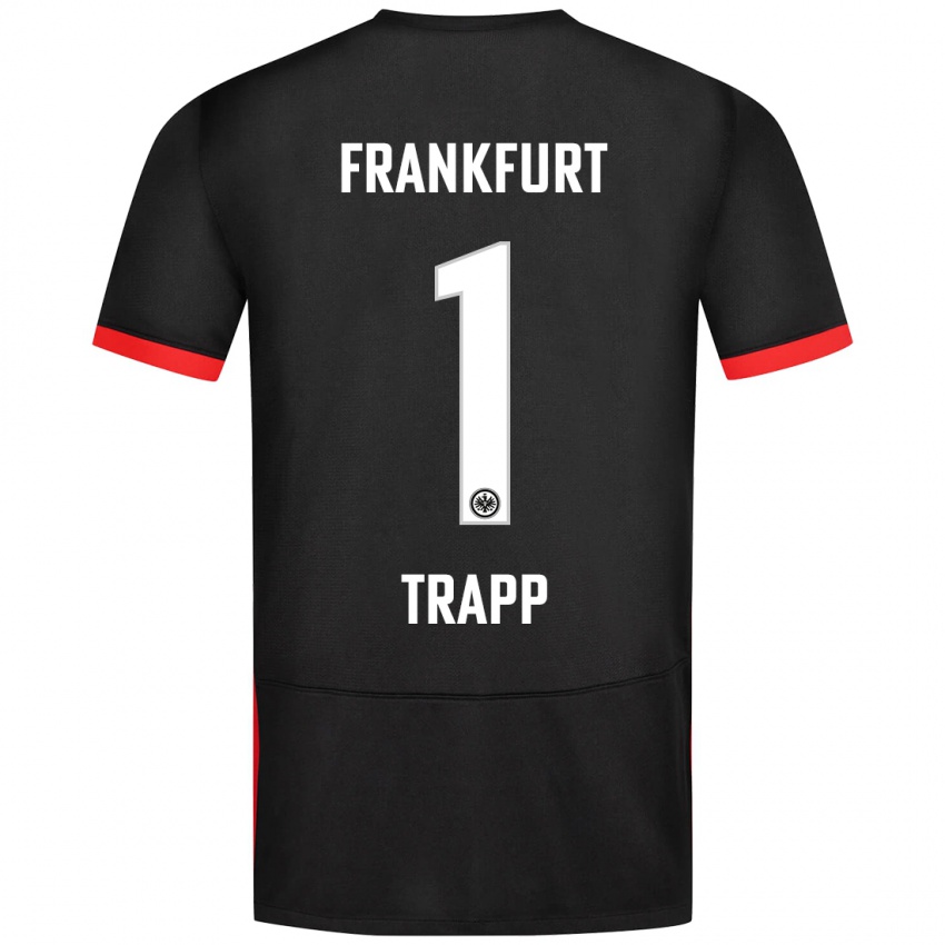 Niño Camiseta Kevin Trapp #1 Negro 2ª Equipación 2024/25 La Camisa Perú