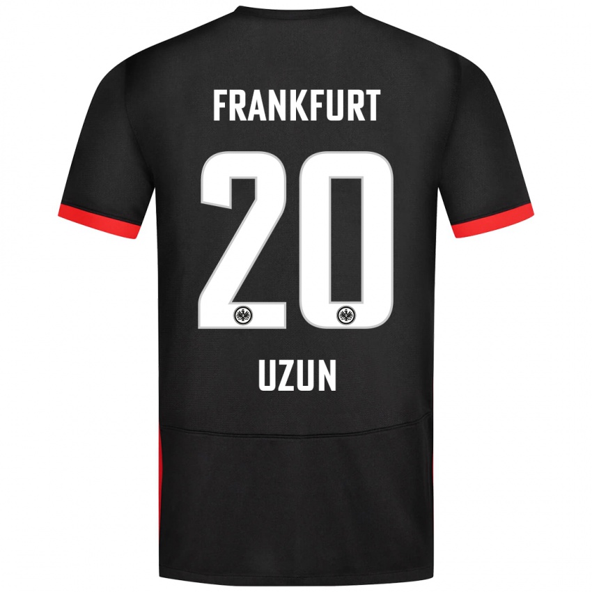 Niño Camiseta Can Uzun #20 Negro 2ª Equipación 2024/25 La Camisa Perú