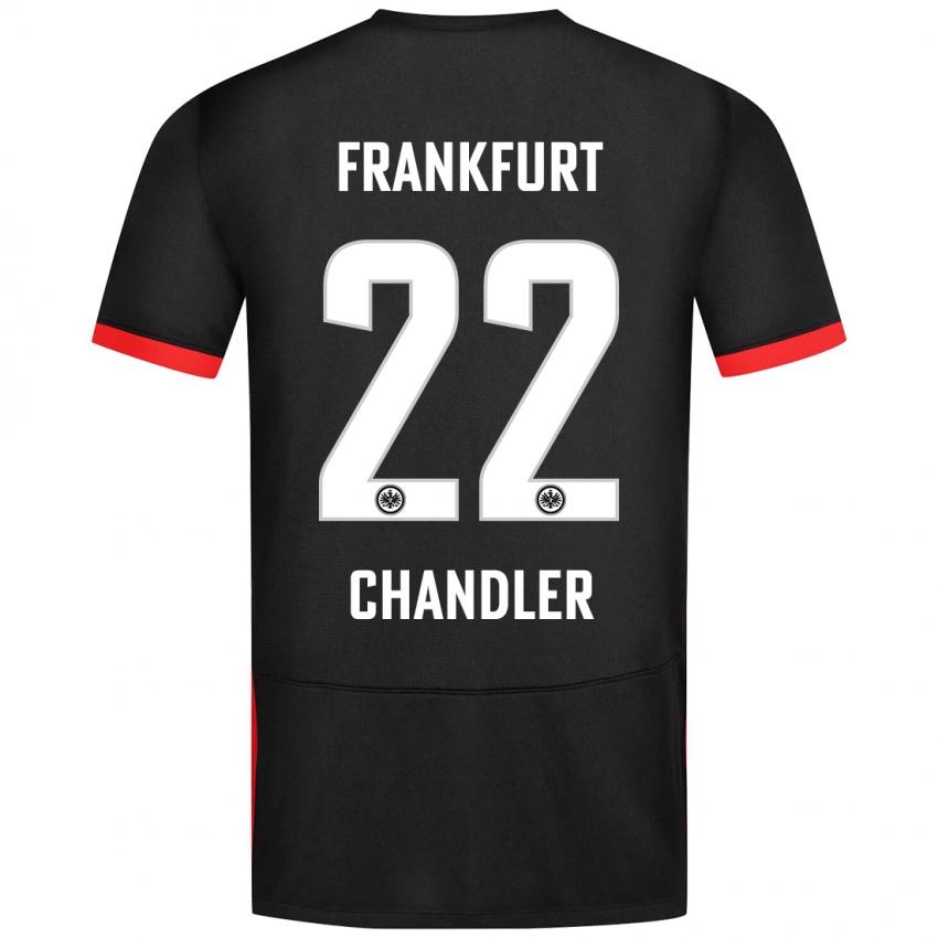 Niño Camiseta Timothy Chandler #22 Negro 2ª Equipación 2024/25 La Camisa Perú