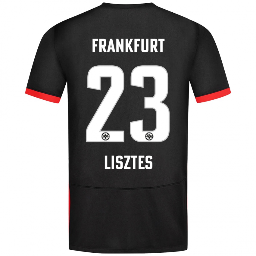 Niño Camiseta Krisztián Lisztes #23 Negro 2ª Equipación 2024/25 La Camisa Perú