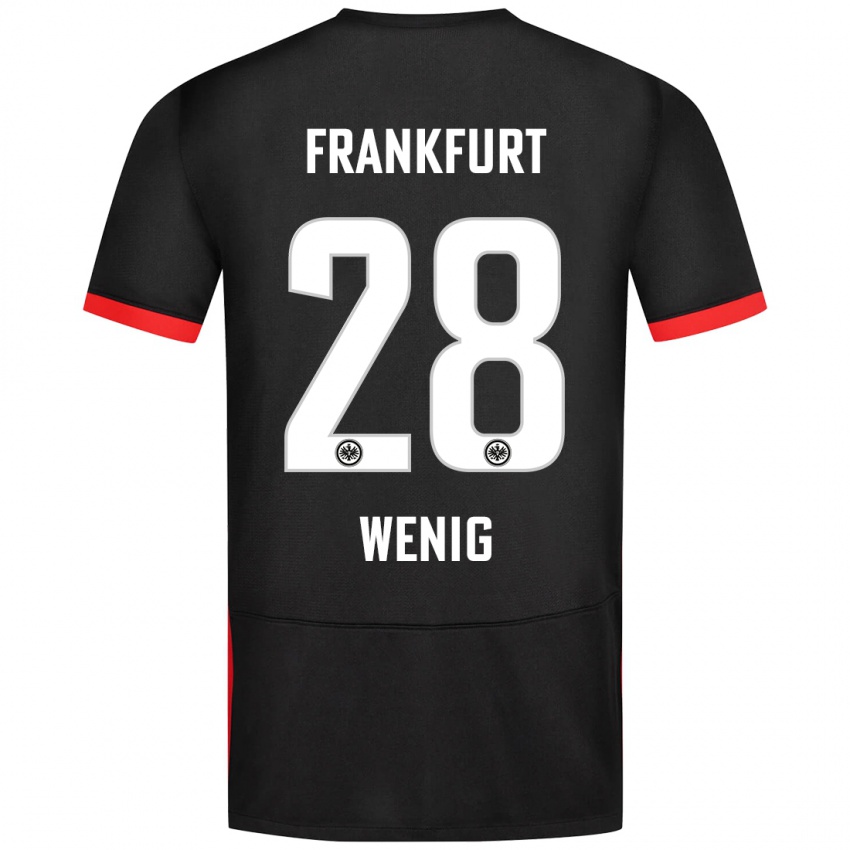 Niño Camiseta Marcel Wenig #28 Negro 2ª Equipación 2024/25 La Camisa Perú