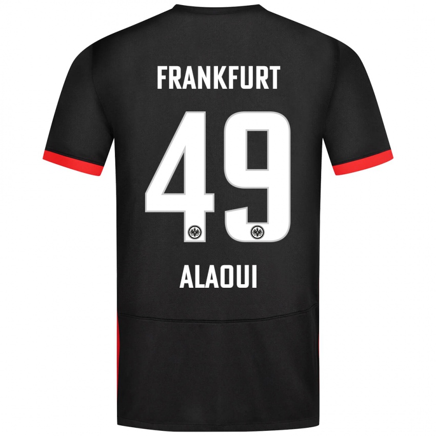 Niño Camiseta Anas Alaoui #49 Negro 2ª Equipación 2024/25 La Camisa Perú