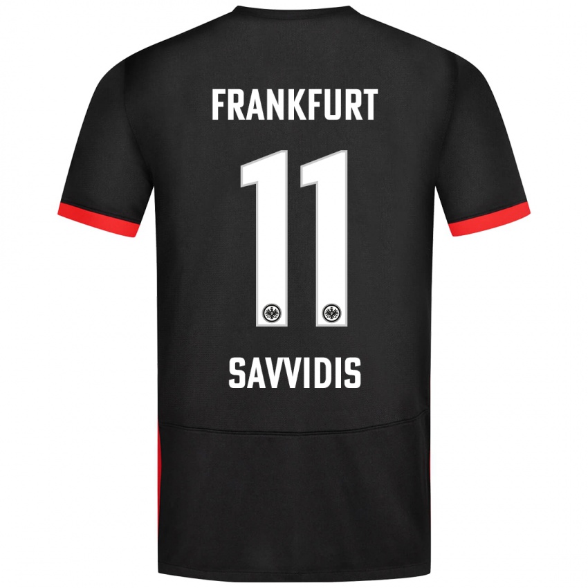 Niño Camiseta Rafail Savvidis #11 Negro 2ª Equipación 2024/25 La Camisa Perú