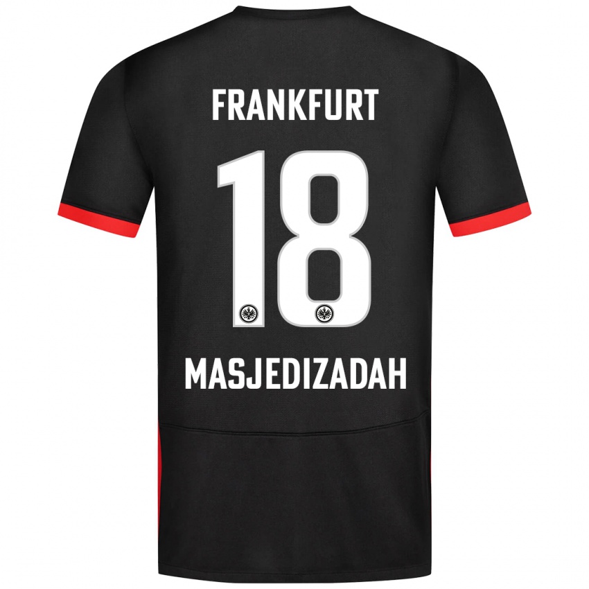 Niño Camiseta Abolfazl Masjedizadah #18 Negro 2ª Equipación 2024/25 La Camisa Perú