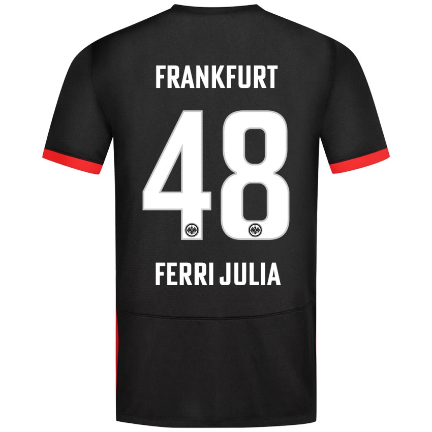 Niño Camiseta Nacho Ferri #48 Negro 2ª Equipación 2024/25 La Camisa Perú