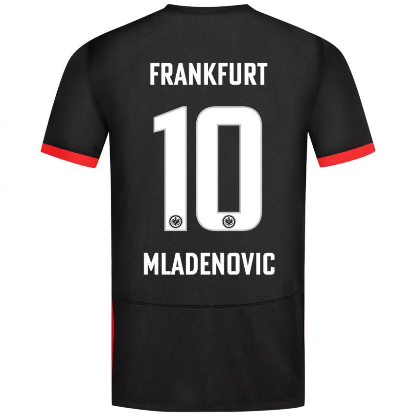 Niño Camiseta Marko Mladenovic #10 Negro 2ª Equipación 2024/25 La Camisa Perú