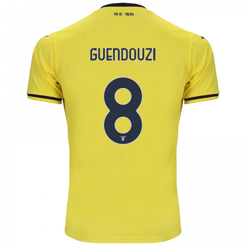 Niño Camiseta Matteo Guendouzi #8 Amarillo 2ª Equipación 2024/25 La Camisa Perú