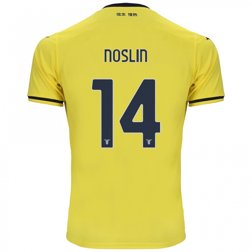 Niño Camiseta Tijjani Noslin #14 Amarillo 2ª Equipación 2024/25 La Camisa Perú