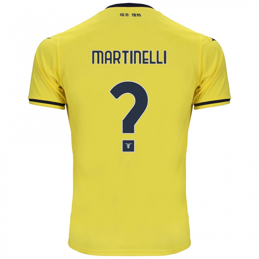 Niño Camiseta Leonardo Martinelli #0 Amarillo 2ª Equipación 2024/25 La Camisa Perú