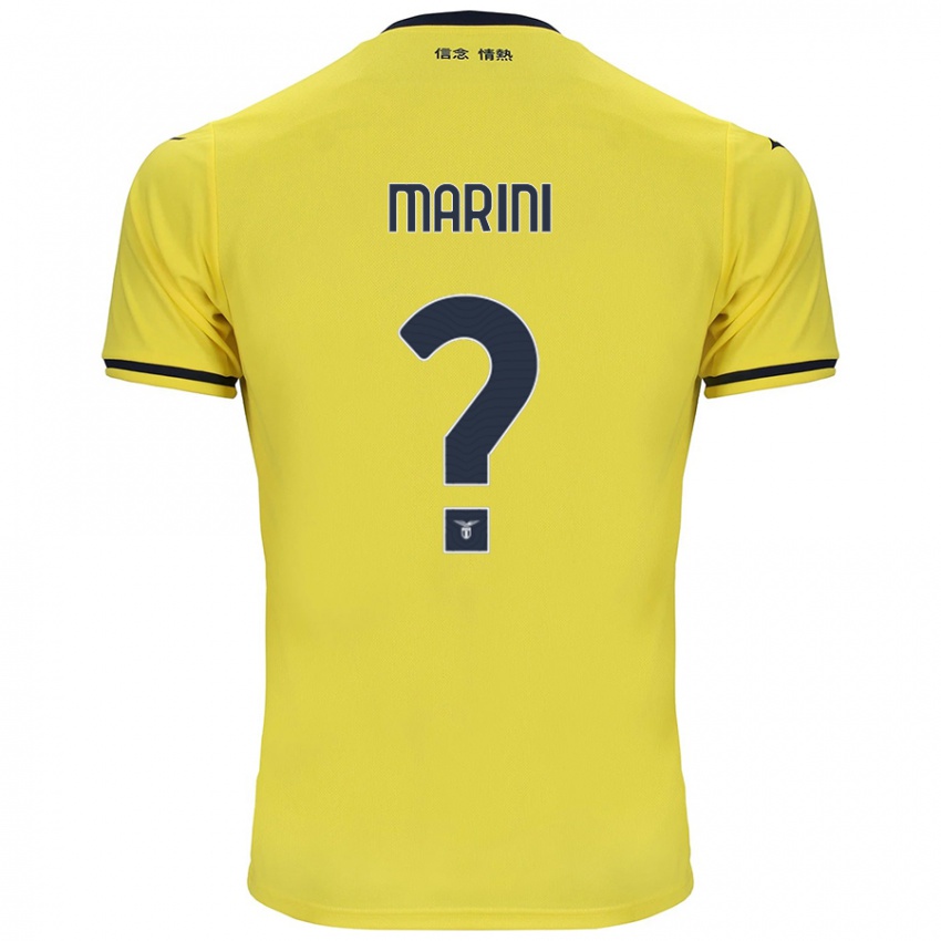 Niño Camiseta Matteo Marini #0 Amarillo 2ª Equipación 2024/25 La Camisa Perú