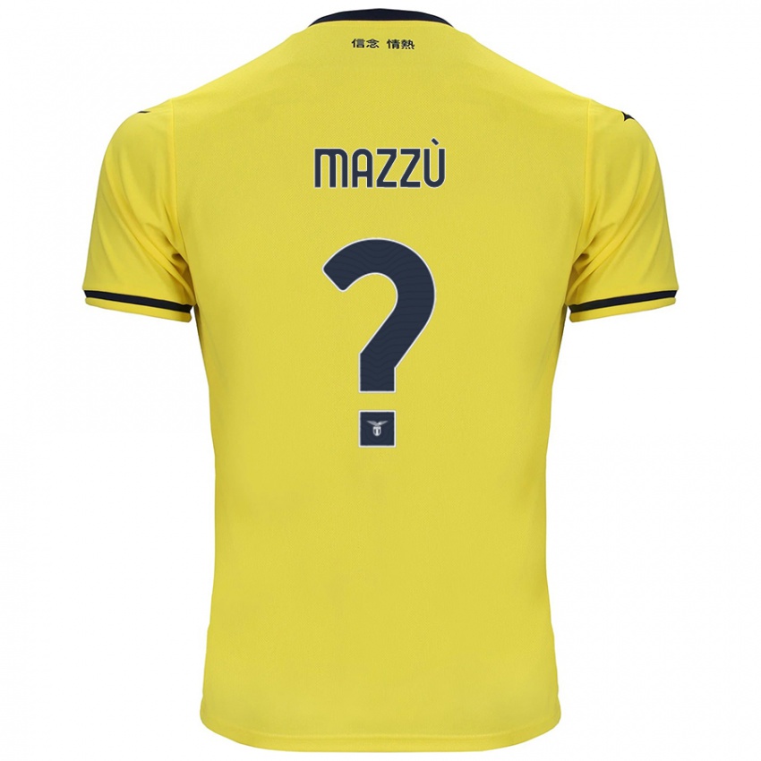 Niño Camiseta Domenico Mazzù #0 Amarillo 2ª Equipación 2024/25 La Camisa Perú